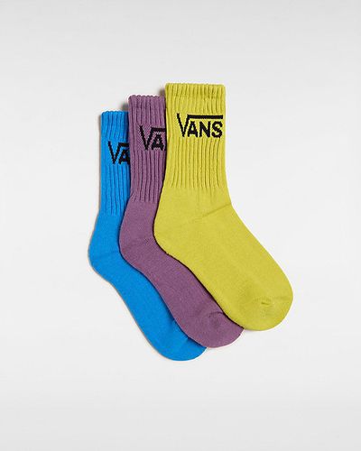 Chaussettes Classic Crew Enfant (3 Paires) (grape Jam) Youth , Taille 31.5-38 - Vans - Modalova