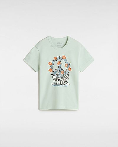 T-shirt Bloom Peace Mini Fille (8-14 Ans) (pale Aqua) Girls , Taille L - Vans - Modalova