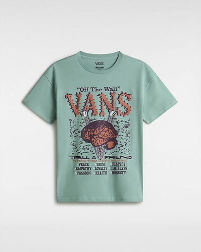 T-shirt Oversize Brain Jam (iceberg Green) , Taille L - Vans - Modalova