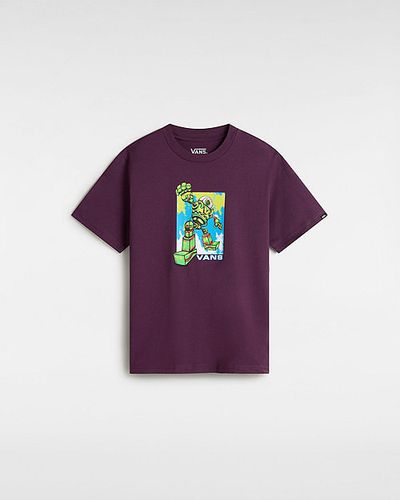 T-shirt Robot Petits (2-8 Ans) (blackberry Wine) Little Kids , Taille 2-3A - Vans - Modalova
