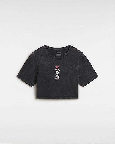 T-shirt Heartbreaker Crew Crop (black) , Taille M - Vans - Modalova