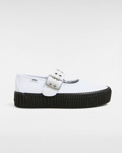 Chaussures Mary Jane Creeper (white/black) Unisex , Taille 34.5 - Vans - Modalova