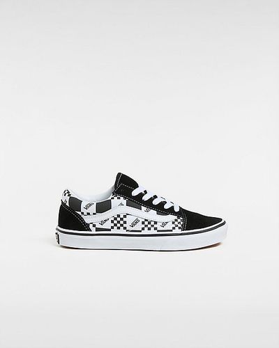 Chaussures Old Skool Enfant (8-14 Ans) (black/true Whit) Youth , Taille 34.5 - Vans - Modalova