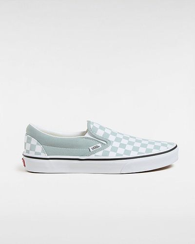 Chaussures Classic Slip-on Checkerboard (pure Grey) Unisex , Taille 34.5 - Vans - Modalova