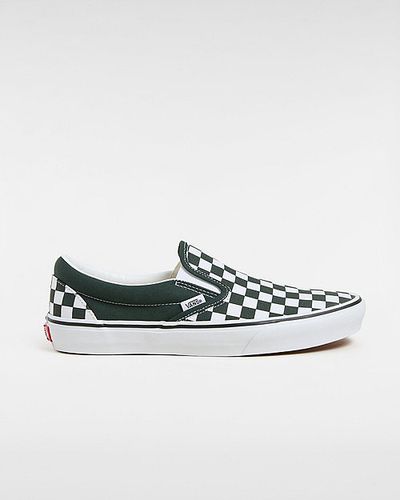 Chaussures Classic Slip-on Checkerboard (scarab) Unisex , Taille 34.5 - Vans - Modalova