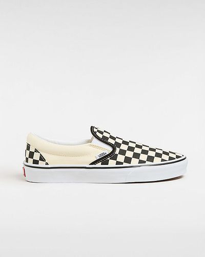 Chaussures Checkerboard Classic Slip-on (blk&whtchckerboard/wht) Unisex , Taille 34.5 - Vans - Modalova