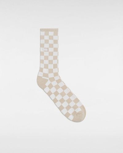 Chaussettes Checkerboard Crew (1 Paire) (oatmeal) Unisex , Taille 38.5-42 - Vans - Modalova