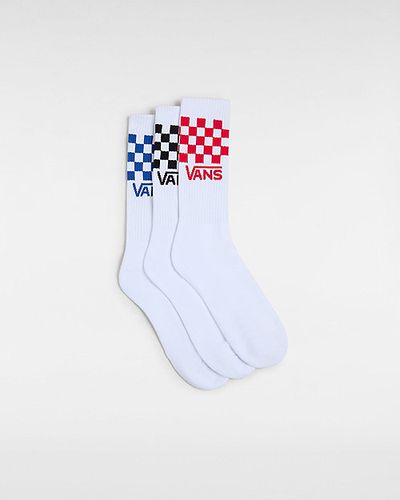 Chaussettes Classic Check Crew (3 Paires) () Unisex , Taille 38.5-42 - Vans - Modalova