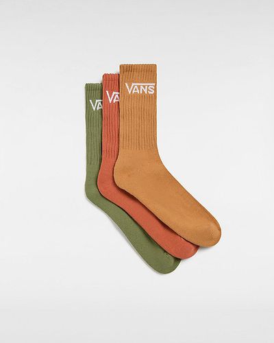 Chaussettes Classic Crew (3 Paires) (brown Sugar) Unisex , Taille 38.5-42 - Vans - Modalova