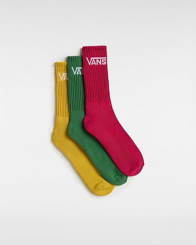 Chaussettes Classic Crew (3 Paires) (cherries Jubile) Unisex , Taille 38.5-42 - Vans - Modalova