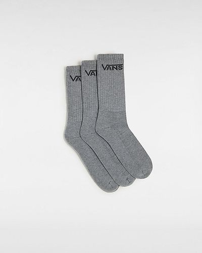 Chaussettes Classic Crew (3 Paires) (heather Grey) Unisex , Taille 38.5-42 - Vans - Modalova