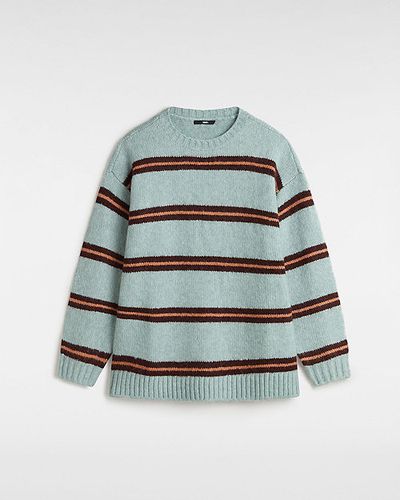 Pull Suzie Stripe Crew (gray Mist) , Taille L - Vans - Modalova