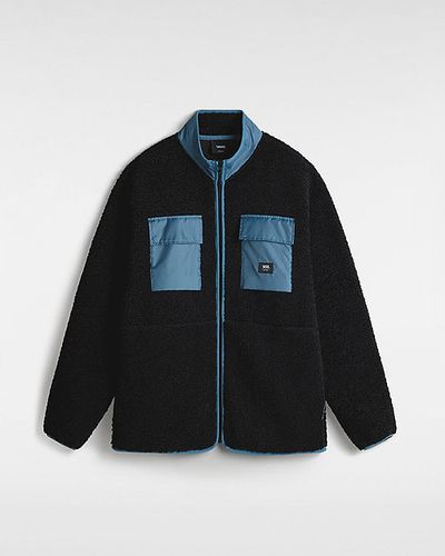 Sweat Debrusk Loose Sherpa Full Zip (black/bluestone) , Taille L - Vans - Modalova