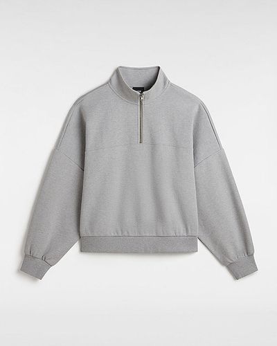 Sweat-shirt Elevated À Col Montant En Maille Double (cement Heather) , Taille L - Vans - Modalova