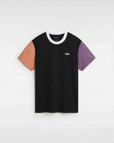 T-shirt Colorblock Boyfriend Fit (black/marshmllw) , Taille L - Vans - Modalova