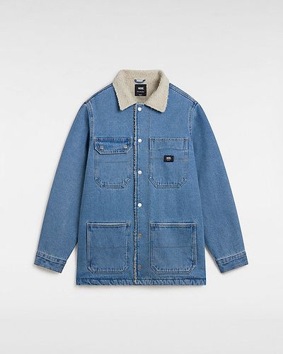 Veste Drill Chore Denim Sherpa (stonewash/blue) , Taille L - Vans - Modalova