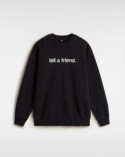 Sweat Tell A Friend Crew (black) , Taille L - Vans - Modalova