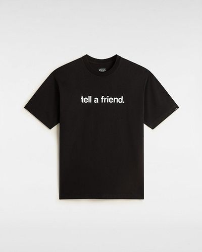 T-shirt Tell A Friend (black) , Taille L - Vans - Modalova