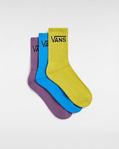 Chaussettes Classic Crew (3 Paires) (grape Jam) , Taille 36.5-41 - Vans - Modalova