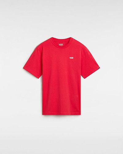 T-shirt Left Chest Garçon (8-14 ans) (racing Red) Boys , Taille L - Vans - Modalova
