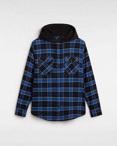 Chemise Parkway Hooded Long Sleeve Woven (black/true Blue) , Taille L - Vans - Modalova