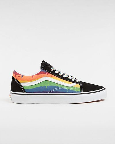 Chaussures Rainbow Drip Old Skool ((rainbow Drip) Black/multi/true White) Unisex , Taille 34.5 - Vans - Modalova