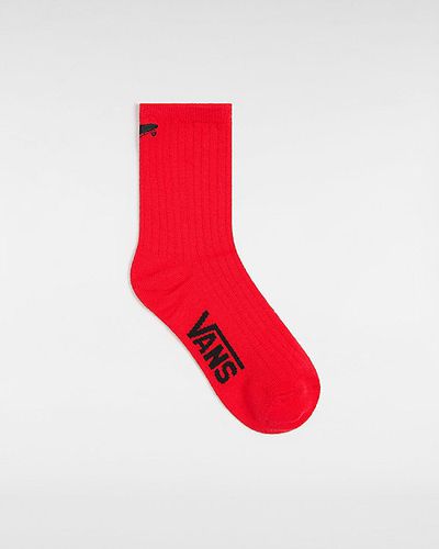 Chaussettes Kickin It Crew (1 Paire) (racing Red) , Taille 36.5-41 - Vans - Modalova