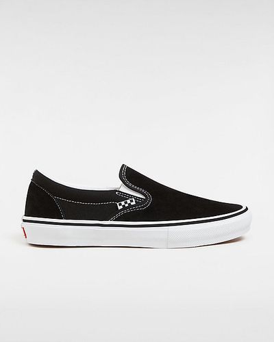 Chaussures Skate Slip-on (black/white) Unisex , Taille 34.5 - Vans - Modalova