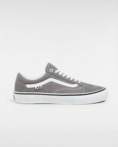 Chaussures Skate Old Skool (pewter/white) Unisex , Taille 35 - Vans - Modalova