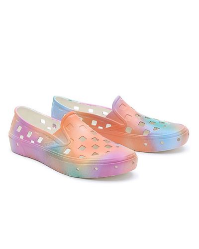 Chaussures Aura Fade Slip-on Trk (multi) Unisex , Taille 35 - Vans - Modalova