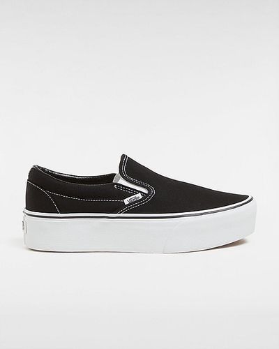 Chaussures Classic Slip-on Stackform (black/true Whit) , Taille 36.5 - Vans - Modalova