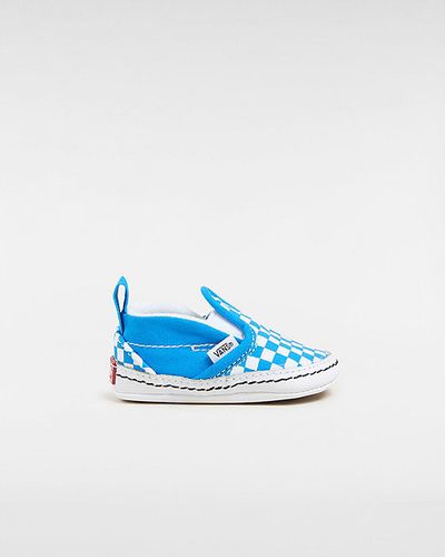 Chaussures À Scratch Bébé Slip-on Crib (0-1 an) (color Theory Checkerboard Brilliant Blue) Infant , Taille 16 - Vans - Modalova