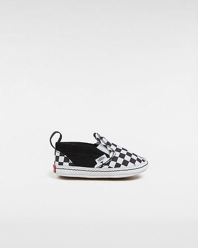 Chaussures À Scratch Bébé Slip-on Crib (0-1 an) ((checker) Black/true White) Infant , Taille 16 - Vans - Modalova