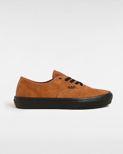 Chaussures Skate Authentic Hairy Suede (black/rust) Unisex , Taille 34.5 - Vans - Modalova