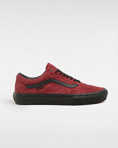 Chaussures Skate Old Skool Hairy Suede (black/burgundy) Unisex , Taille 34.5 - Vans - Modalova