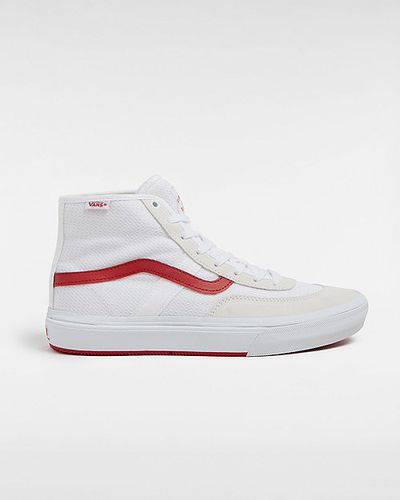 Chaussures Skate Crockett High (white/red) Unisex , Taille 34.5 - Vans - Modalova