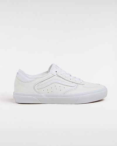 Chaussures En Cuir Rowley Skate (white/white) Unisex , Taille 34.5 - Vans - Modalova