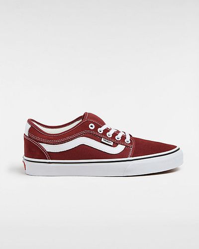 Chaussures Skate Chukka Low Sidestripe (burgundy/white) Unisex , Taille 34.5 - Vans - Modalova