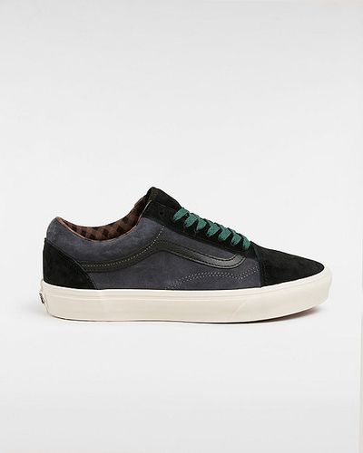 Chaussures En Daim Old Skool (gray/black) Unisex , Taille 34.5 - Vans - Modalova