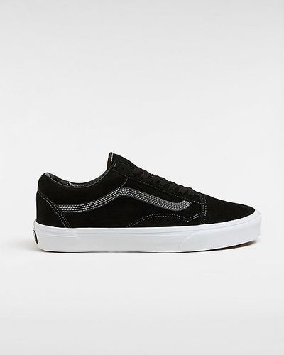 Chaussures En Daim Old Skool (black) Unisex , Taille 34.5 - Vans - Modalova