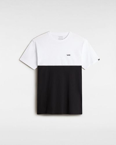 T-shirt Colorblock (black-white) , Taille L - Vans - Modalova