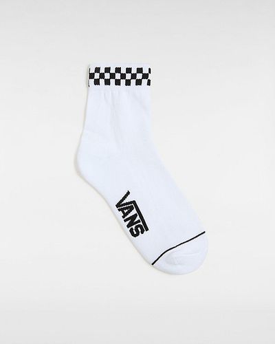 Chaussettes Peek-a-check Crew (1 Paire) (white/black) , Taille 36.5-41 - Vans - Modalova