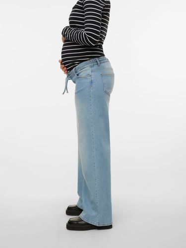 Jeans Wide Leg Fit Taille Basse - MAMA.LICIOUS - Modalova
