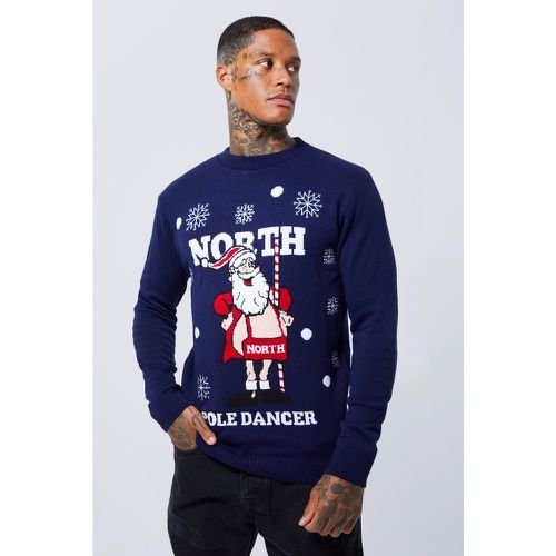 Pull de Noël à slogan North Pole Dancer - Boohooman - Modalova