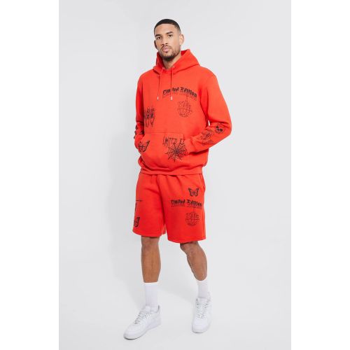 Tall - Survêtement imprimé - Boohooman - Modalova