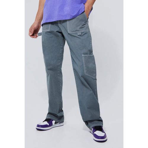 Tall - Pantalon cargo ample - Boohooman - Modalova