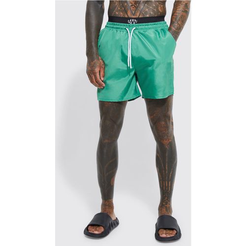 Short de bain mi-long - MAN - Boohooman - Modalova