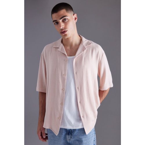 Chemise en lin - Boohooman - Modalova