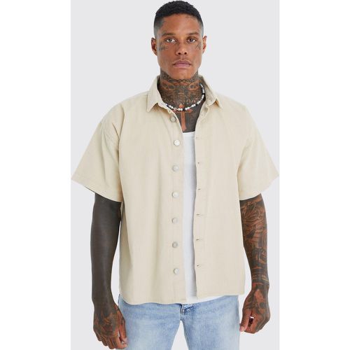 Chemise ample en velours côtelé - Boohooman - Modalova