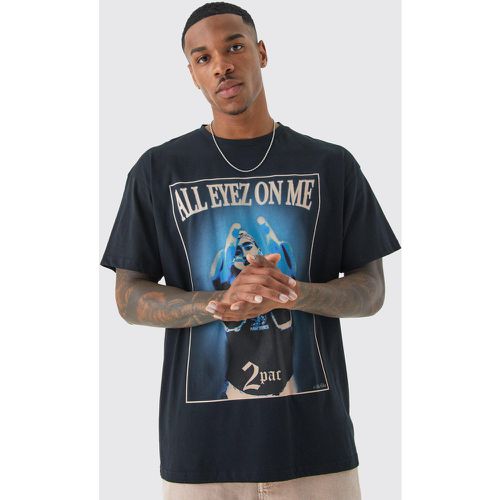 T-shirt oversize imprimé Tupac - Boohooman - Modalova